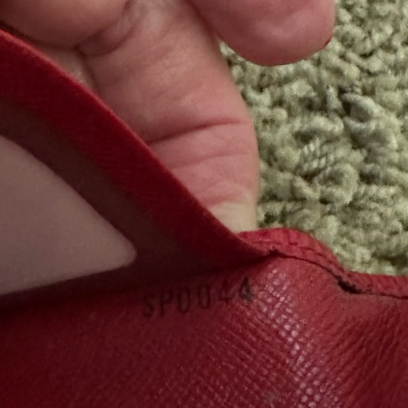 Authentic 2004 Louis Vuitton Red Epi Card Holder - Picture 3 of 13